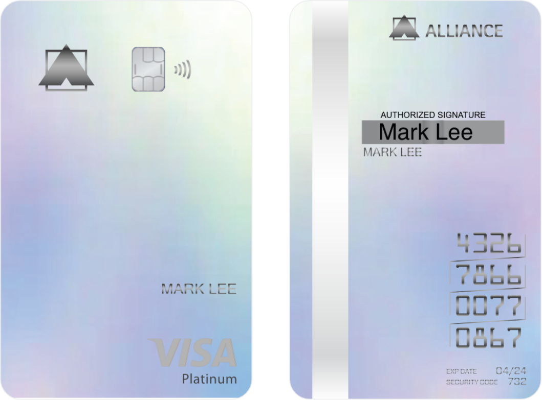 Alliance Bank Visa Platinum Credit Card