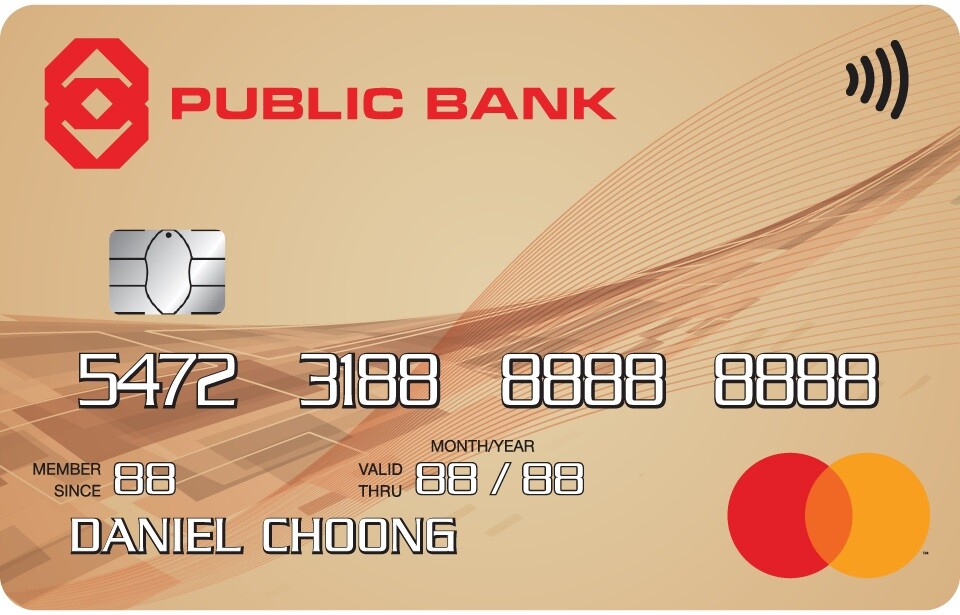 Public Bank Gold Mastercard Credit Card