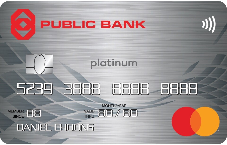 Public Bank Platinum Mastercard Credit Card