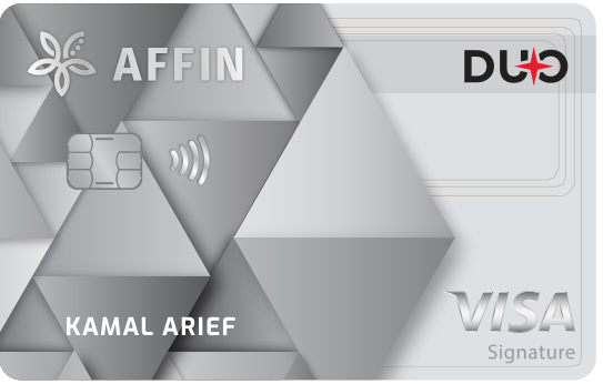 AFFIN BANK Duo Plus Visa Credit Card