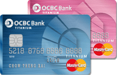 OCBC Titanium Mastercard® Blue / Pink